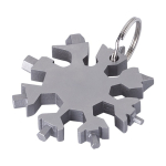 Herramienta multifunción con forma de copo de nieve Snowflake color plateado cuarta vista