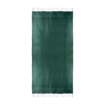 Pareo toalla monocolor de algodón reciclado y orgánico 200 g/m2 color verde segunda vista