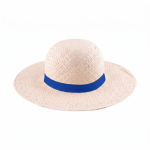 Sombrero de papel de ala ancha para mejor cobertura y protección color natural sexta vista