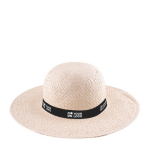 Sombrero de papel de ala ancha para mejor cobertura y protección color natural vista principal