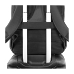 Mochila impermeable antirrobo de poliéster reciclado Congress color negro sexta vista