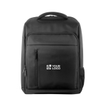 Mochila impermeable antirrobo de poliéster reciclado Congress color negro vista principal