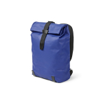 Mochila impermeable de algodón reciclado para portátil 17'' 23L color azul