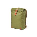 Mochila impermeable de algodón reciclado para portátil 17'' 23L color verde militar