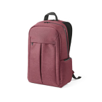 Mochila de nylon reciclado con cremalleras impermeables 22L 15,6” color burdeos