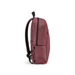 Mochila de nylon reciclado con cremalleras impermeables 22L 15,6'' color burdeos tercera vista