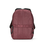 Mochila de nylon reciclado con cremalleras impermeables 22L 15,6'' color burdeos segunda vista