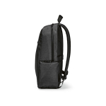 Mochila de nylon reciclado con cremalleras impermeables 22L 15,6'' color negro quinta vista