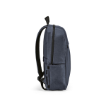 Mochila de nylon reciclado con cremalleras impermeables 22L 15,6'' color azul tercera vista