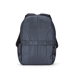 Mochila de nylon reciclado con cremalleras impermeables 22L 15,6'' color azul segunda vista