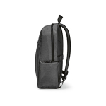 Mochila de nylon reciclado con cremalleras impermeables 22L 15,6'' color gris oscuro cuarta vista