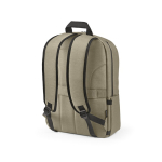 Mochila de nylon reciclado con cremalleras impermeables 22L 15,6'' color camel segunda vista
