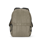 Mochila de nylon reciclado con cremalleras impermeables 22L 15,6'' color camel segunda vista