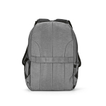 Mochila de nylon reciclado con cremalleras impermeables 22L 15,6'' color gris claro segunda vista