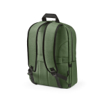 Mochila de nylon reciclado con cremalleras impermeables 22L 15,6'' color verde militar segunda vista
