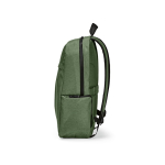 Mochila de nylon reciclado con cremalleras impermeables 22L 15,6'' color verde militar cuarta vista