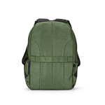Mochila de nylon reciclado con cremalleras impermeables 22L 15,6'' color verde militar segunda vista