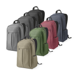 Mochila de nylon reciclado con cremalleras impermeables 22L 15,6”