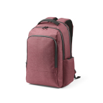 Mochila impermeable bitono de nylon reciclado para portátil 15,6'' color burdeos