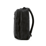 Mochila de algodón reciclado con revestimiento de cera 230 g/m2 color negro cuarta vista
