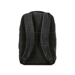 Mochila de algodón reciclado con revestimiento de cera 230 g/m2 color negro vista trasera