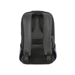 Mochila para marketing con cerradura numérica y tejidos anticorte 20L 15,6'' color azul vista trasera