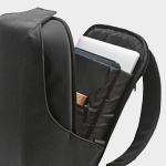 Mochila de RPET con cerradura numérica y tejidos anticorte 20L 15,6” color gris oscuro cuarta vista de detalle