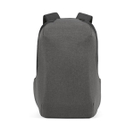 Mochila para marketing con cerradura numérica y tejidos anticorte 20L 15,6'' color gris oscuro vista frontal