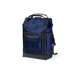 Mochila impermeable ecológica con cierre magnético para PC 17” color azul