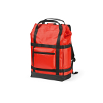 Mochila impermeable ecológica con cierre magnético para PC 17” color rojo