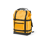 Mochila impermeable ecológica con cierre magnético para PC 17” color amarillo oscuro
