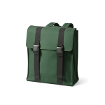 Mochila de piel sintética reciclada y plástico reciclado para PC 17” color verde