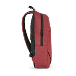 Mochila de 300D RPET para ferias con compartimento frontal 18L 15,6'' color rojo tercera vista