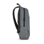 Mochila de 300D RPET para ferias con compartimento frontal 18L 15,6'' color gris claro tercera vista