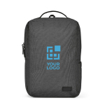 Mochila de poliéster reciclado para PC con cierres impermeables 15,6'' vista principal