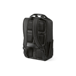 Mochila de poliéster reciclado con compartimento para portátil 18L color negro segunda vista