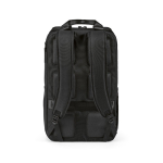 Mochila de poliéster reciclado con compartimento para portátil 18L color negro vista trasera