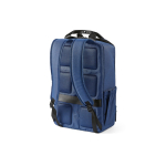 Mochila de poliéster reciclado con compartimento para portátil 18L color azul segunda vista