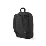 Mochila corporativa de RPET para portátil con acabado ripstop 15,6'' color negro segunda vista