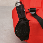 Mochila de RPET para portátil con acabado ripstop 15,6'' color rojo segunda vista de detalle