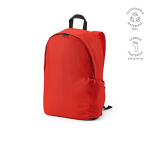 Mochila corporativa de RPET para portátil con acabado ripstop 15,6'' color rojo