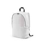 Mochila de RPET para portátil con acabado ripstop 15,6'' color blanco