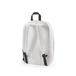 Mochila corporativa de RPET para portátil con acabado ripstop 15,6'' color blanco segunda vista