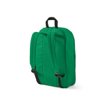 Mochila corporativa de RPET para portátil con acabado ripstop 15,6'' color verde segunda vista