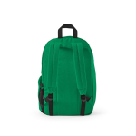 Mochila corporativa de RPET para portátil con acabado ripstop 15,6'' color verde vista trasera
