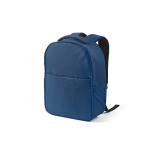 Mochila urbana de plástico reciclado con cinta para trolley 17” color azul