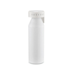 Botella de acero inoxidable reciclado con indicadores LED 650ml color blanco