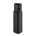 Botella de acero reciclado hermética con estilo industrial 1L color negro