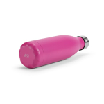 Botella de acero inoxidable reciclado con tapón antigoteo 500ml color fucsia cuarta vista