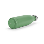 Botella de acero inoxidable reciclado con tapón antigoteo 500ml color verde pastel cuarta vista